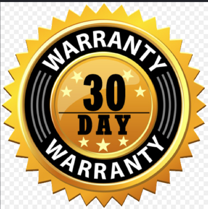 30 Days Warranty